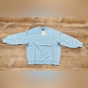 Rachel Parcell Sky Blue Crewneck Sweater